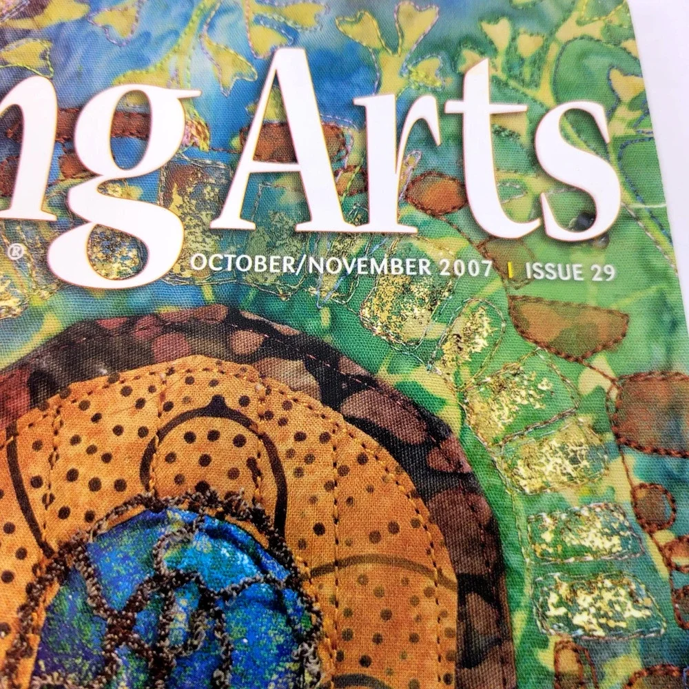 Quilting Arts Magazine October/November 2007 Issue 29 Quilting Sewing Back Issue